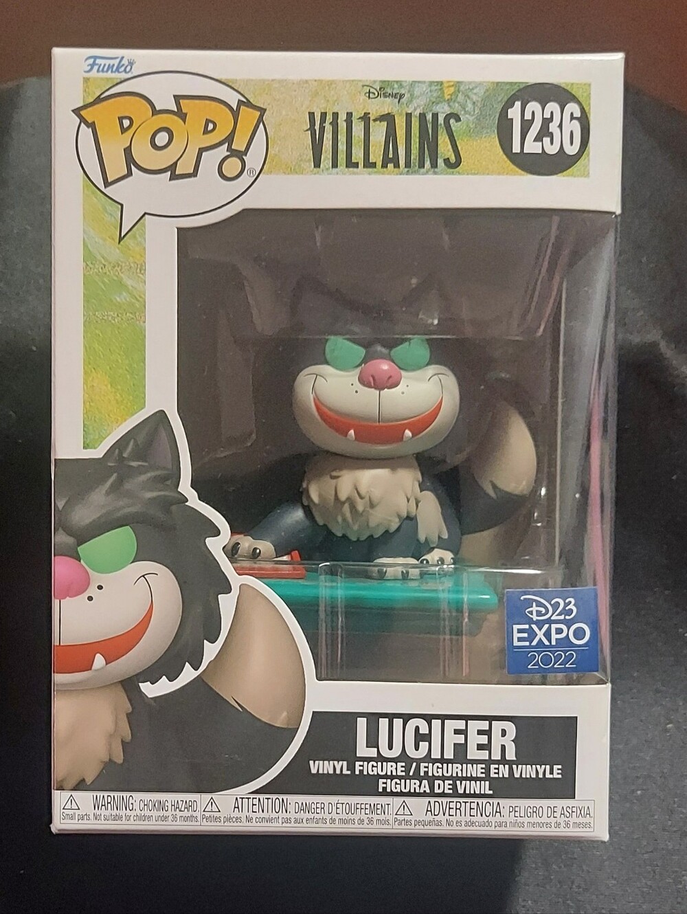 Funko Pop! Disney Villains Lucifer #1236 - D23 Expo 2022 Exclusive (New in Box)